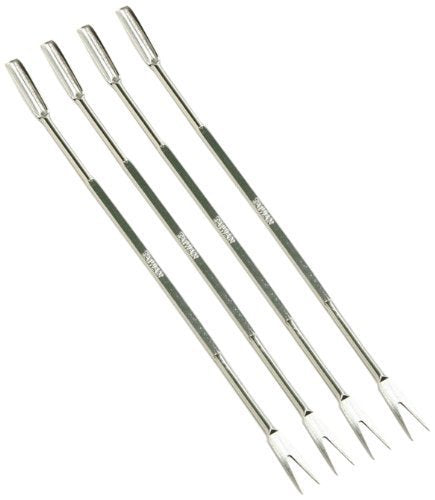 Norpro 801 Stainless Steel Seafood Forks/Picks, Silver, Set Of 4