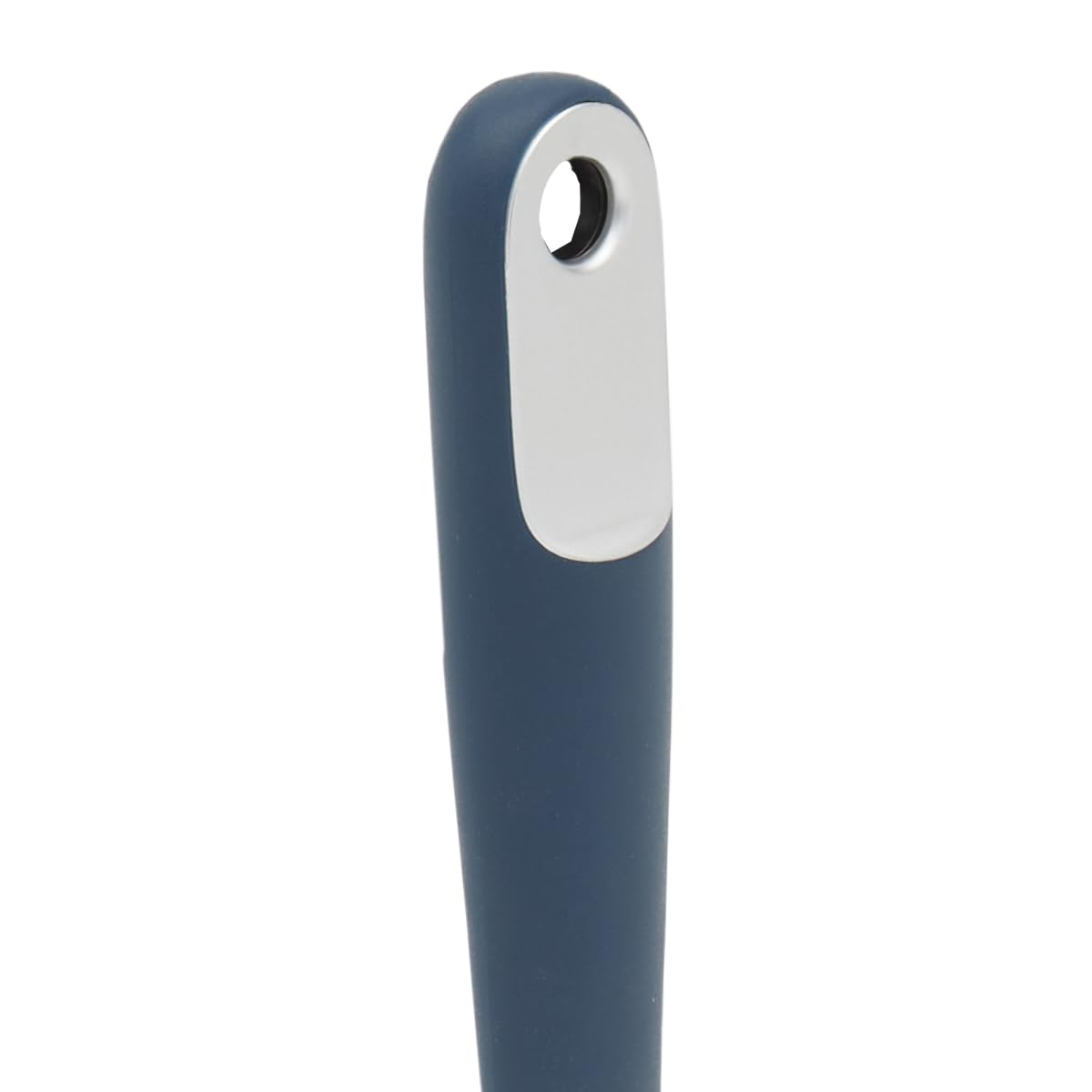 Home Basics Comfortable Grip Stainless Steel Kitchen Tools, Indigo (Spatula)