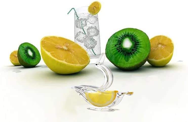 New Acrylic Manual Lemon Slice Squeezer, Portable Transparent Fruit Juicer, Elegance Bird Shape, Hand Juicer For Orange Lemon Li