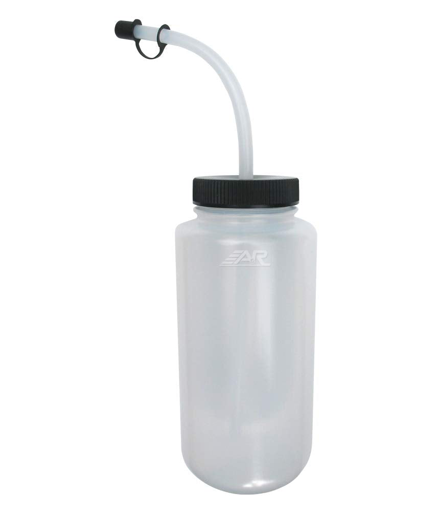 A&R Sports Water Bottle, White, PUSH/PULL