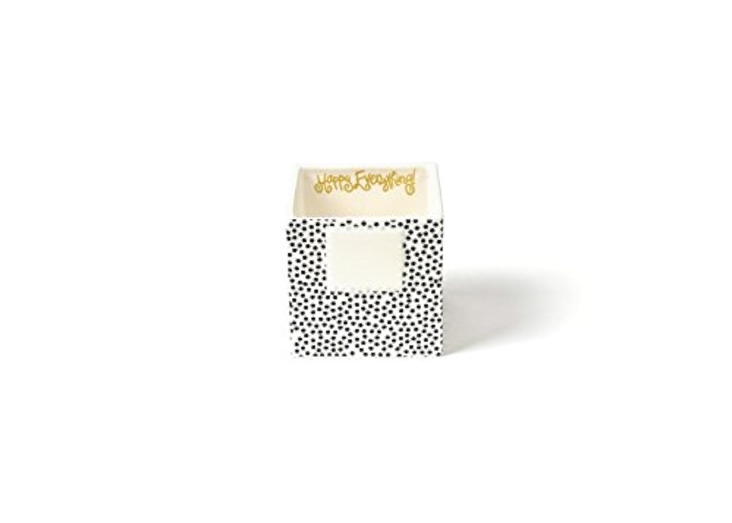 Happy Everything Black Dot Small Mini Nesting Cube