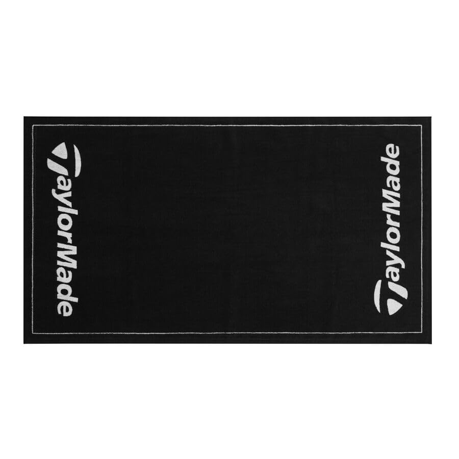 TaylorMade Golf Tour Towel White/Black