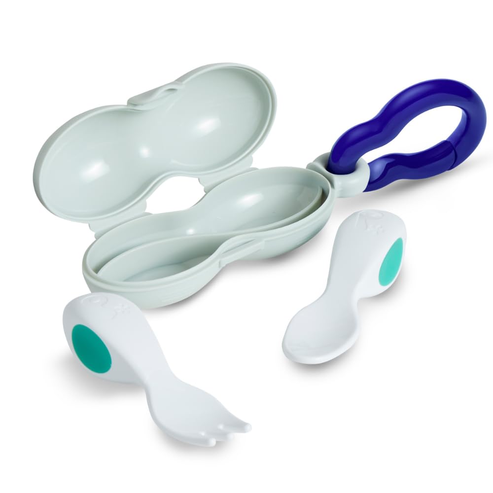 doddl Baby Spoon and Fork Set with Travel case