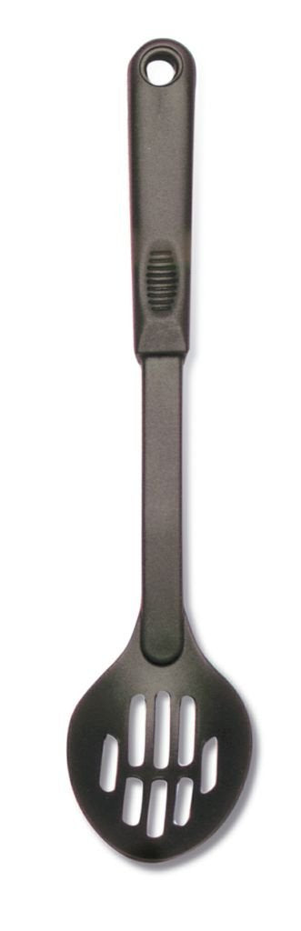 Norpro Nylon 12-Inch Slotted Spoon, 1-Pack, Black