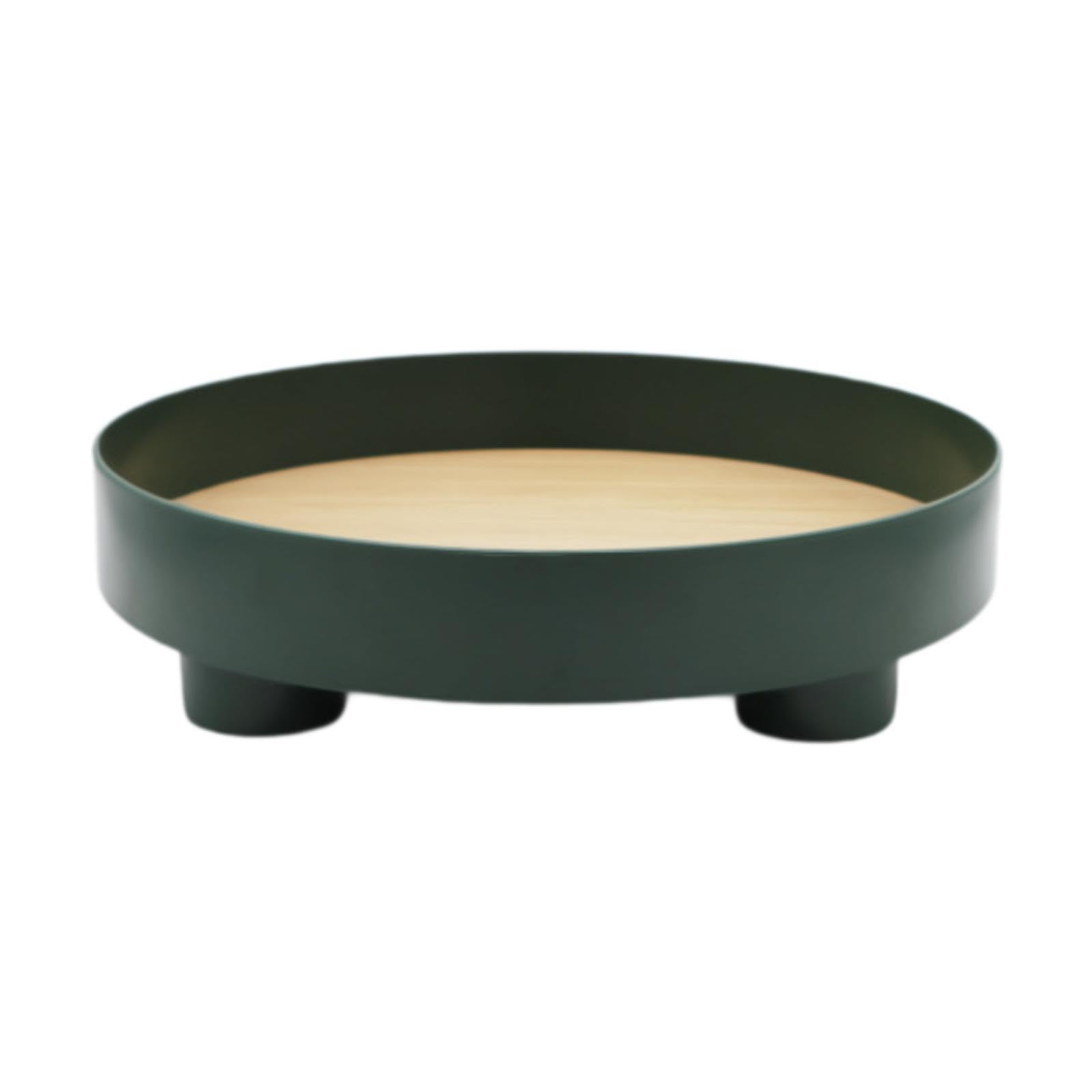 Zoomella Serving Tray Multifunctional Portable Round Vanity Tray For Hotel Fruit Bar Green|Home & Garden|Kitchen, Dining & Bar|D