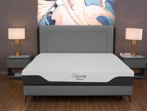 Dynastymattress 10-Inch Coolbreeze Gel Memory Foam Mattress-E-King Size