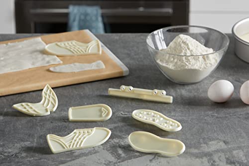 Jem Sports Boot Cutters For Cake Decorating, Set Of 7, Standard, White