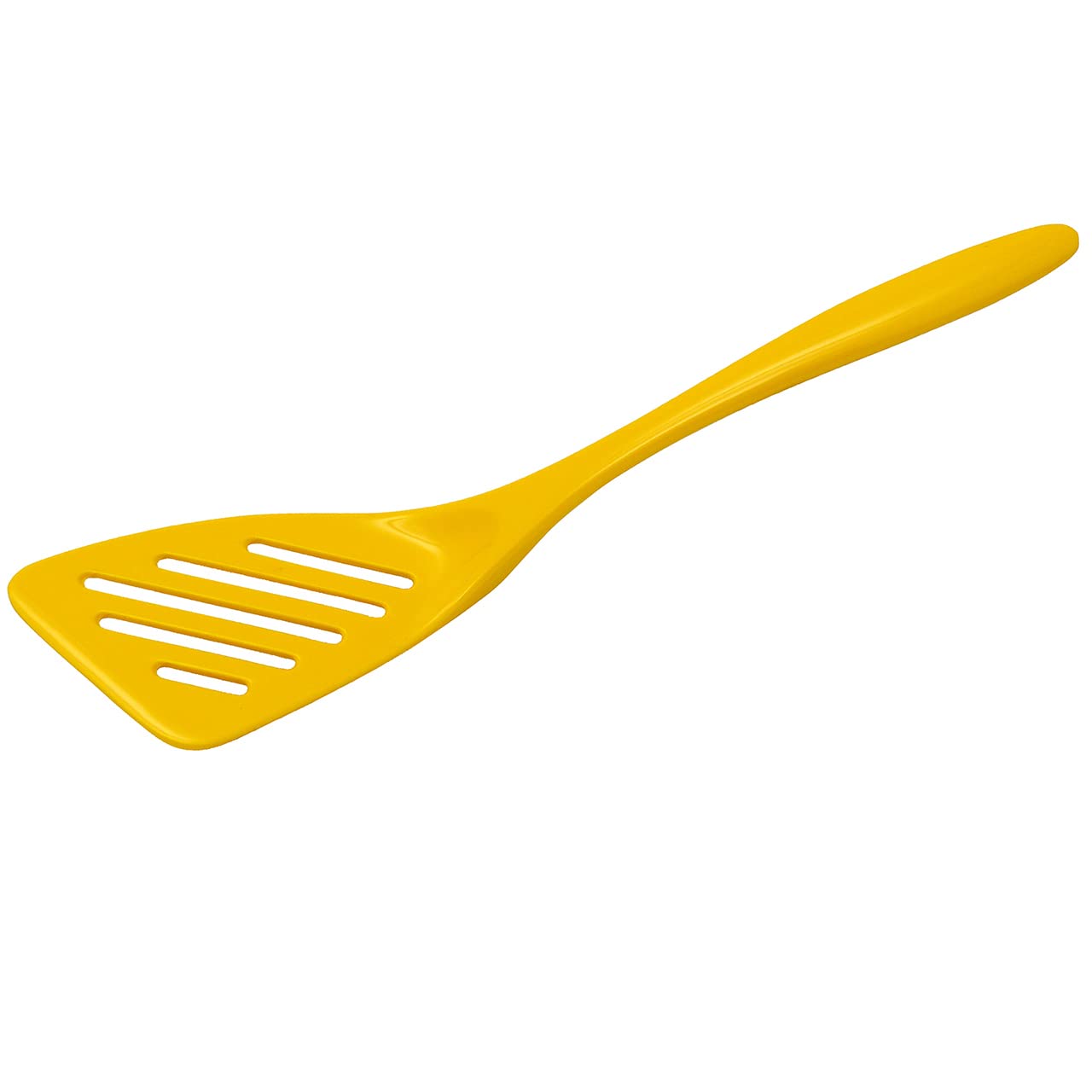 Gourmac Yellow Melamine Slotted Turner 12.5''