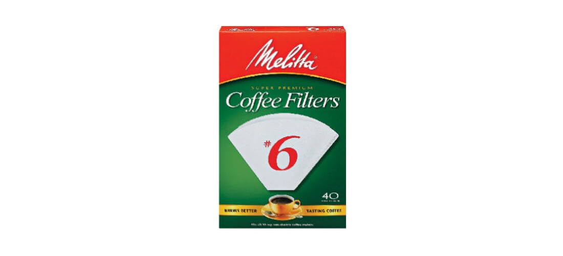 MELITTA INC Cone Coffee Filter # 6, 40 CT
