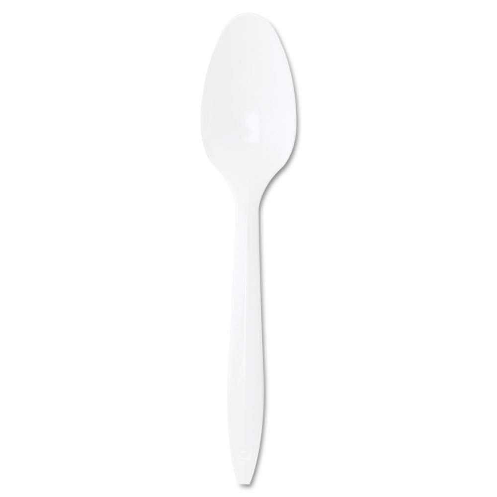 Dart Drcs6Bw Style Setter Medium-Weight Plastic Cutlery Spoon (Pack Of 1000) White