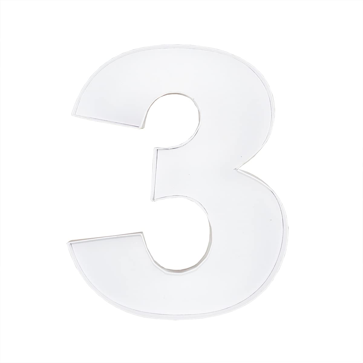 Wenpack 12'' Fillable Cardboard Number Shaped Gift Grazing Charcuterie Board Paper Container (3)