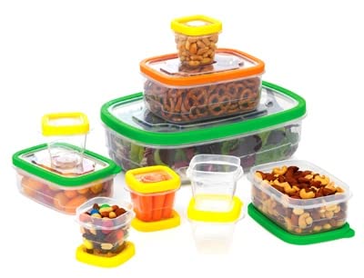 Goodcook 272264 Flex Trim Plastic Container Set Food Storage, Plain
