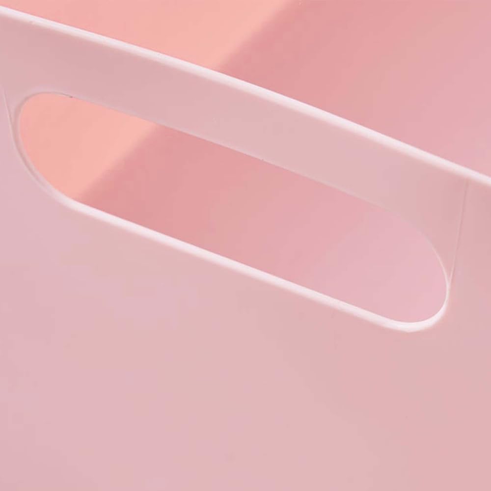 KOLORR Jolly Plastic Medium Basket with Handle for Storage Box| Multipurpose Light Weight Plastic Baskets organiser for Clothes