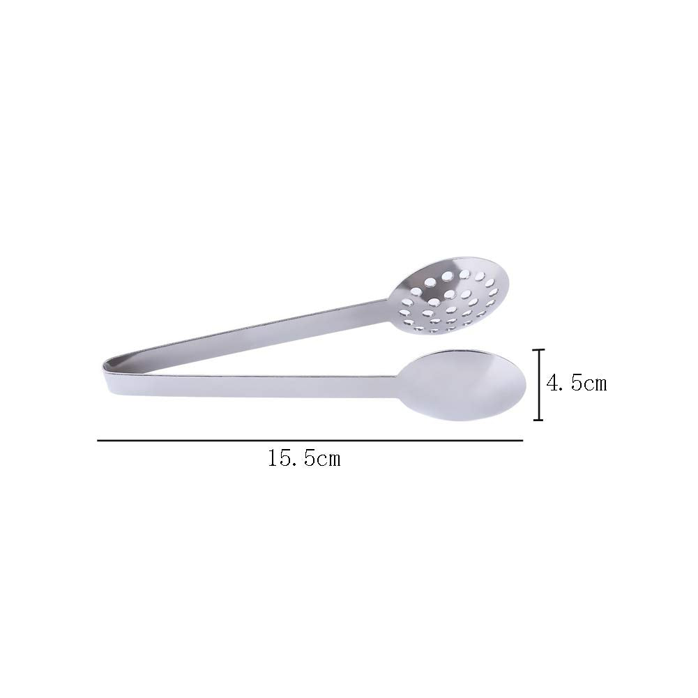 1 Piece Stainless Steel Tea Bag Tongs Tea Tongs Strainer Tea Bag Squeezer Strainer Tea Tongs Grip Tea Bag Spoon Squeezer Tea Squ