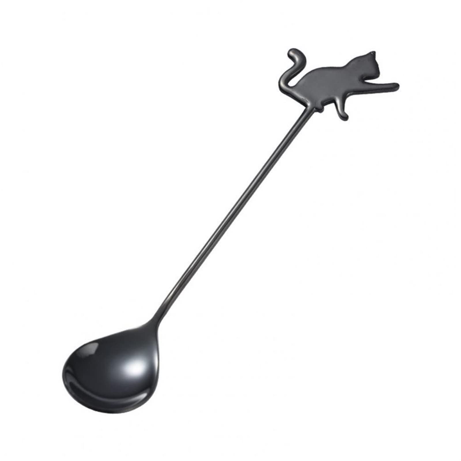 MENGKK Soup Ladles Stirring Spoon Stainless Steel Coffee Tableware Kitchen Cafe