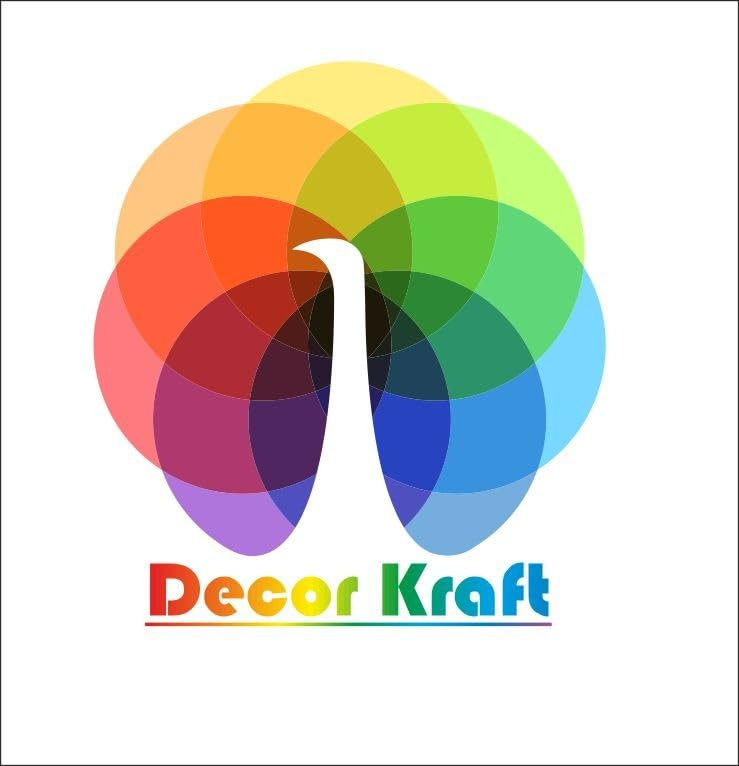 DECOR KRAFT PVC Vinyl Chakras Energy Wall Sticker Set | Self Adhesive | Spiritual Gift for Yogis | Meditation Wall Decal Sticker