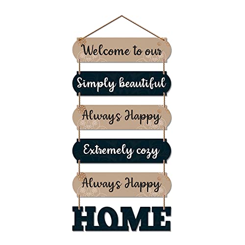Artvibes Home Quote Decorative Wall Art MDF Wooden Wall Hanger for Living Room | Bedroom | Gifts | Home Decoration | Modern Deco