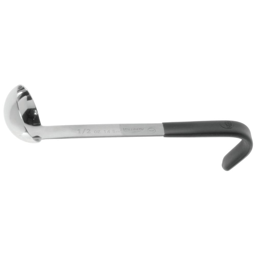 Vollrath 4980020 S/S .5 Ounce Ladle With Black Kool-Touch Handle