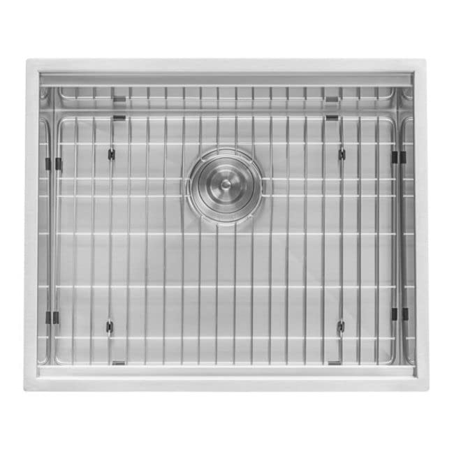 Ruvati 18 X 19 Inch Workstation Bar Prep Sink Undermount 16 Gauge Ledge Stainless Steel Single Bowl - Rvh8319