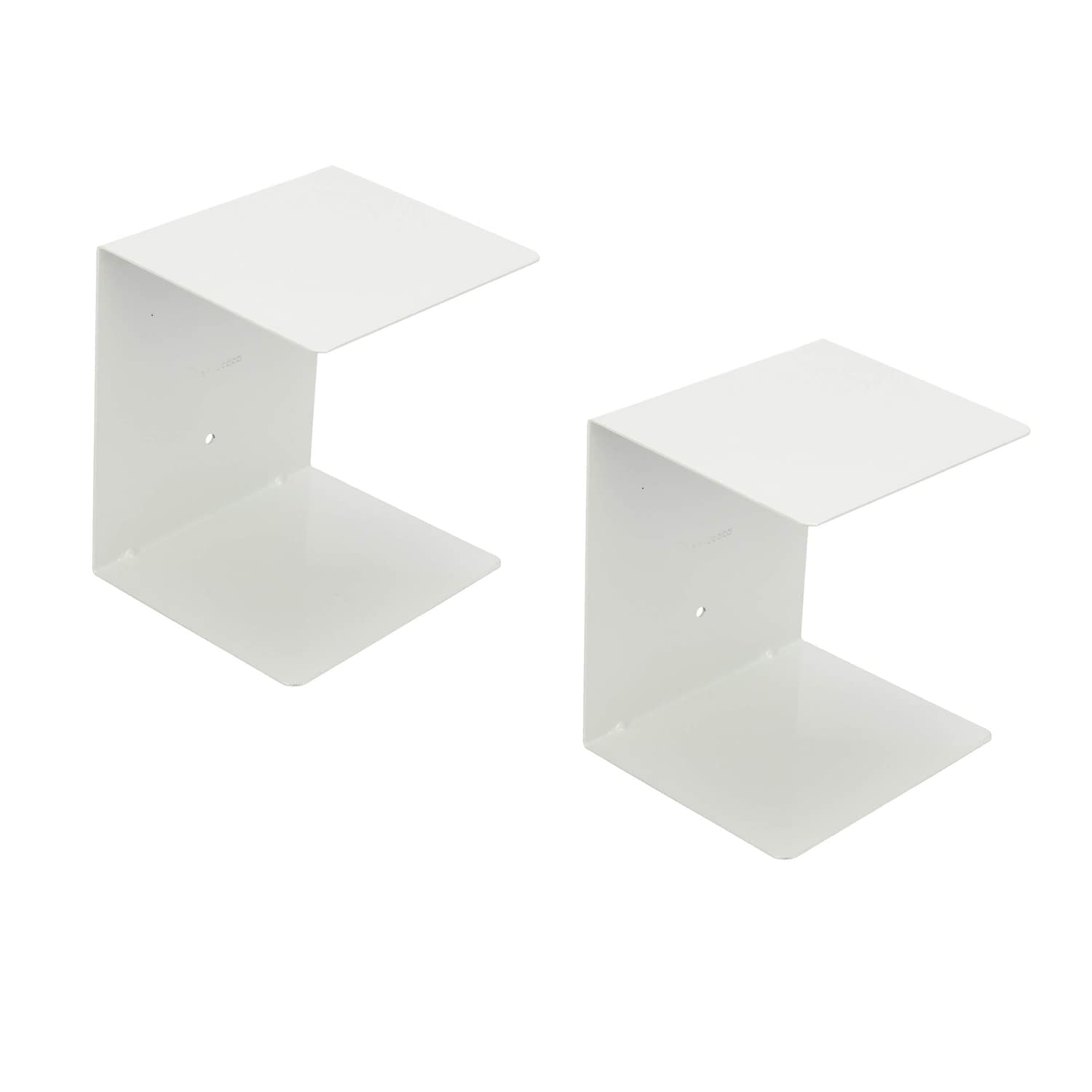 Go Hooked Heavy Duty Metal Wall Mounted Book Shelves For Study Room Living Room And Bedrooms Modern Stylish Storage Durable Spac