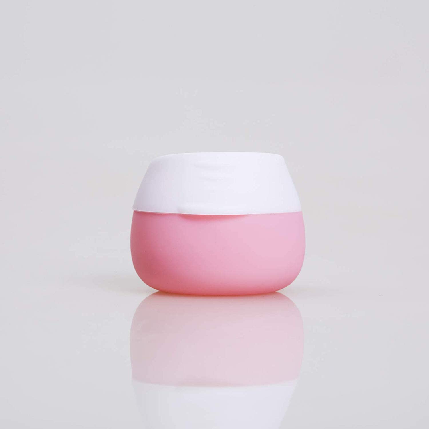 Travel Containers for Toiletries  Gemice Silicone Cream Jars  TSA Approved Travel Size Containers Leak-proof Travel Accessories with Lid for Cosmetic Makeup Face Body Hand Cream (4 Pieces)
