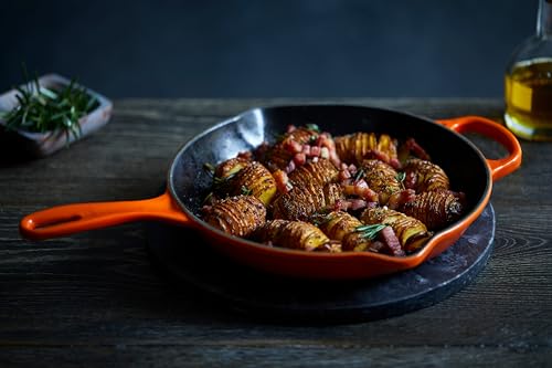 Le Creuset Enameled Cast Iron Signature Iron Handle Skillet, 11.75 (2-3/8 Qt.), Flame