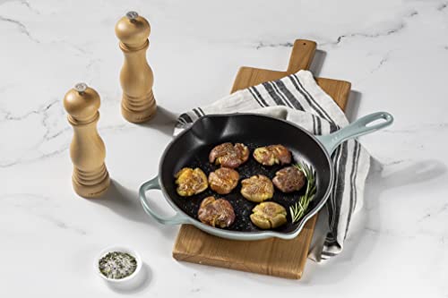 Le Creuset Enameled Cast Iron Signature Iron Handle Skillet, 10.25 (1-3/4 Qt.), Sea Salt