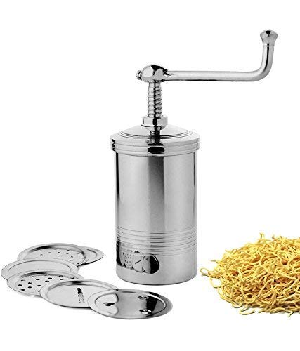 Shriya Stainless Steel Sancha Sev Chakli Gathiya Sevaiya Maker Sev Machine Murukku Sancha Sneck Maker Nimkin Meker Noodles Meker
