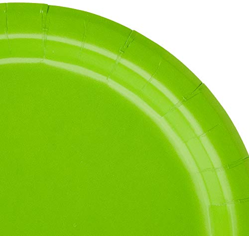 Creative Converting 24 Count Touch Of Color Paper Dessert Plates, Fresh Lime