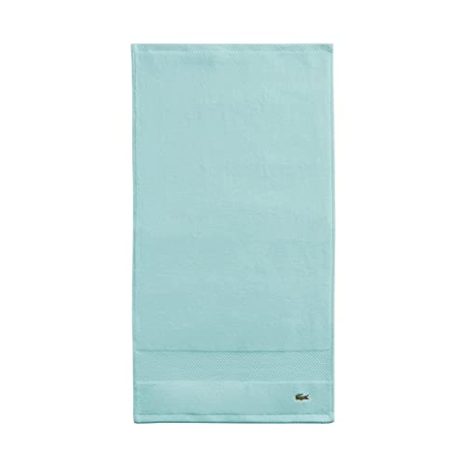 Lacoste Heritage Supima Cotton Hand Towel, Mint, 16'' X 30''