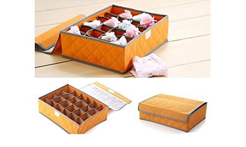 Pindia Set Of 3 Foldable Drawer Dividers, Storage Boxes, Innerwear Storage Box, Closet Organizers, Under Bed Organizer For Cloth