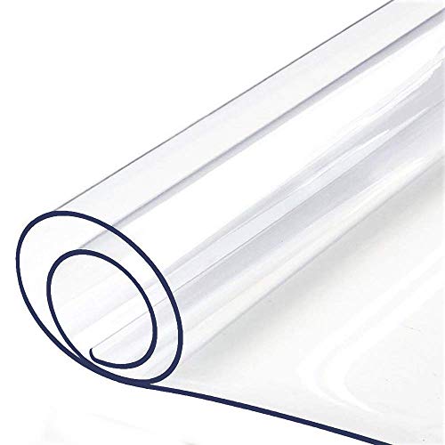 Clear Plastic Table Protector Pvc Tablecloth Cover Vinyl Table Cloths Mat Waterproof Wipeable Heat Resistance Furniture Topper P