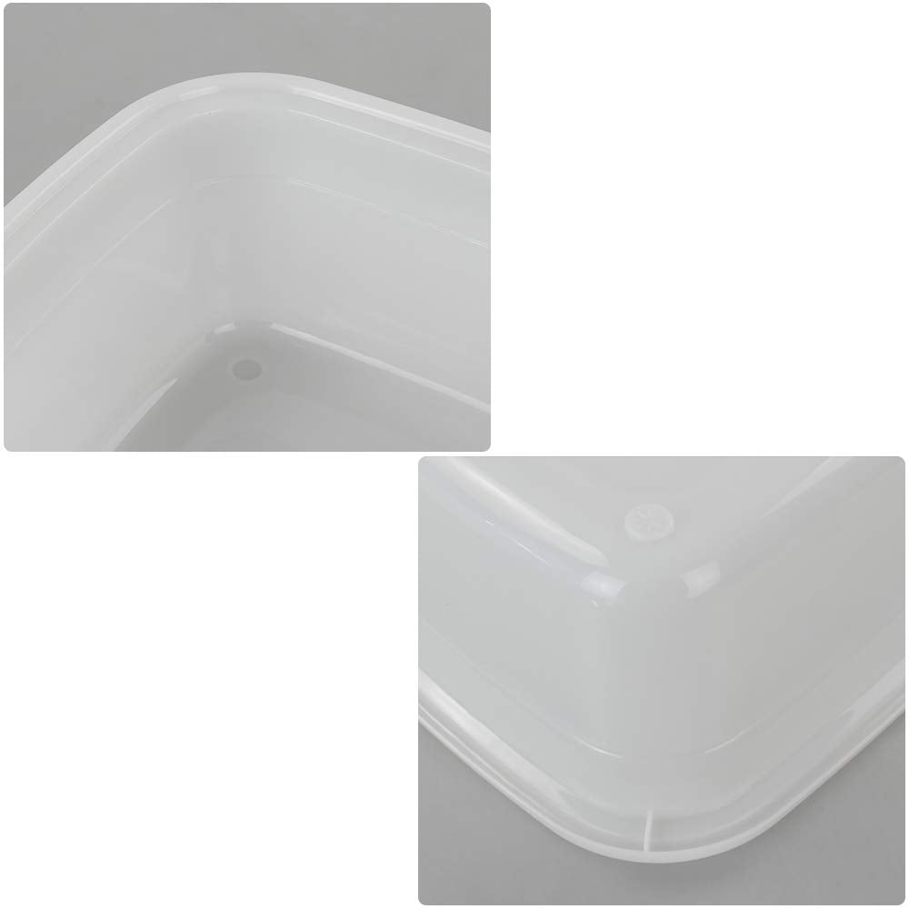 Ramddy Plastic Dish Pan 14 Quart, Set Of 4