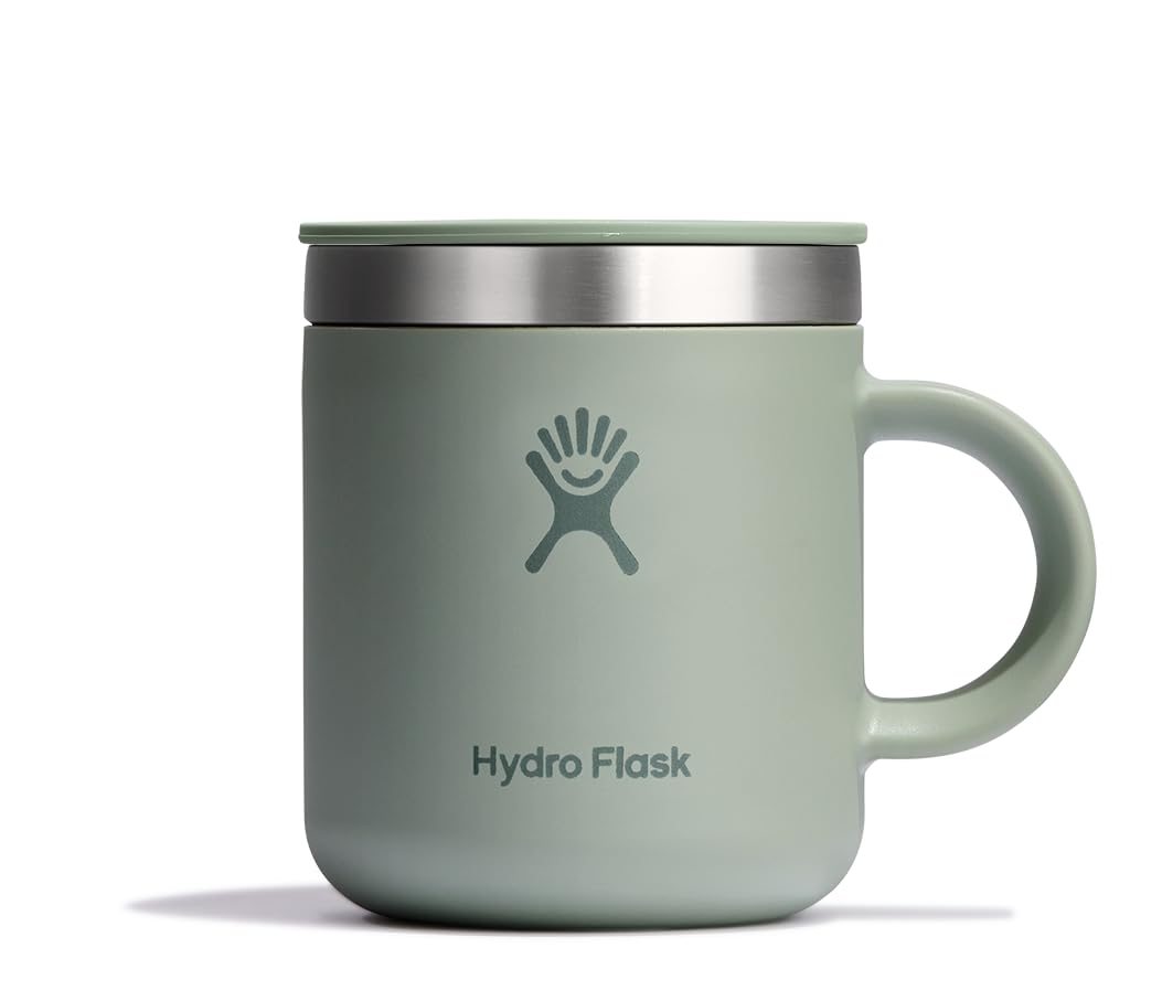 Hydro Flask Coffee Mug - Insulated Stainless Steel, Non Spill, Leak Resistant Travel Mug 6 Oz Tonal Agave