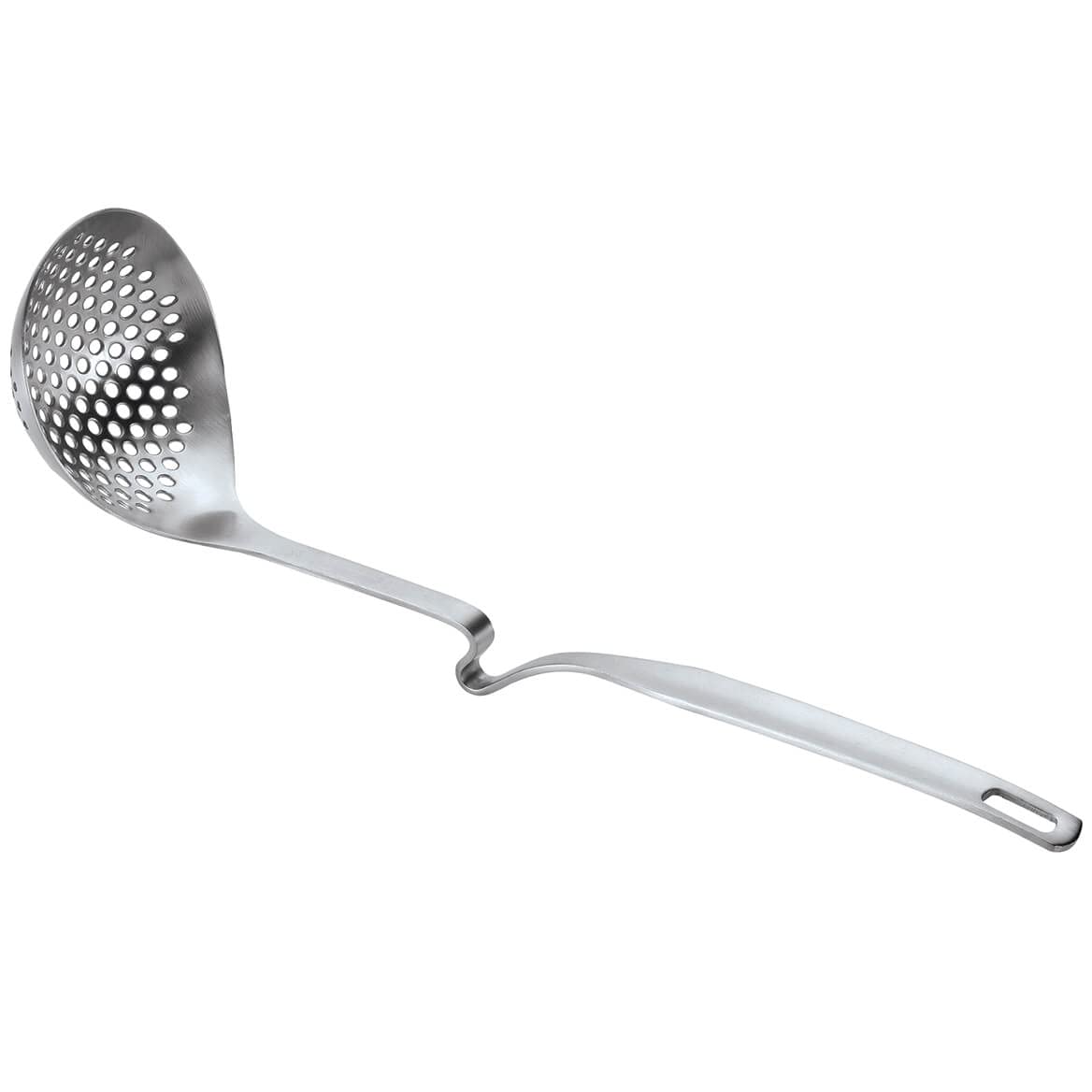 Stainless Steel Ladle With Rim Rest - Ladles Slotted