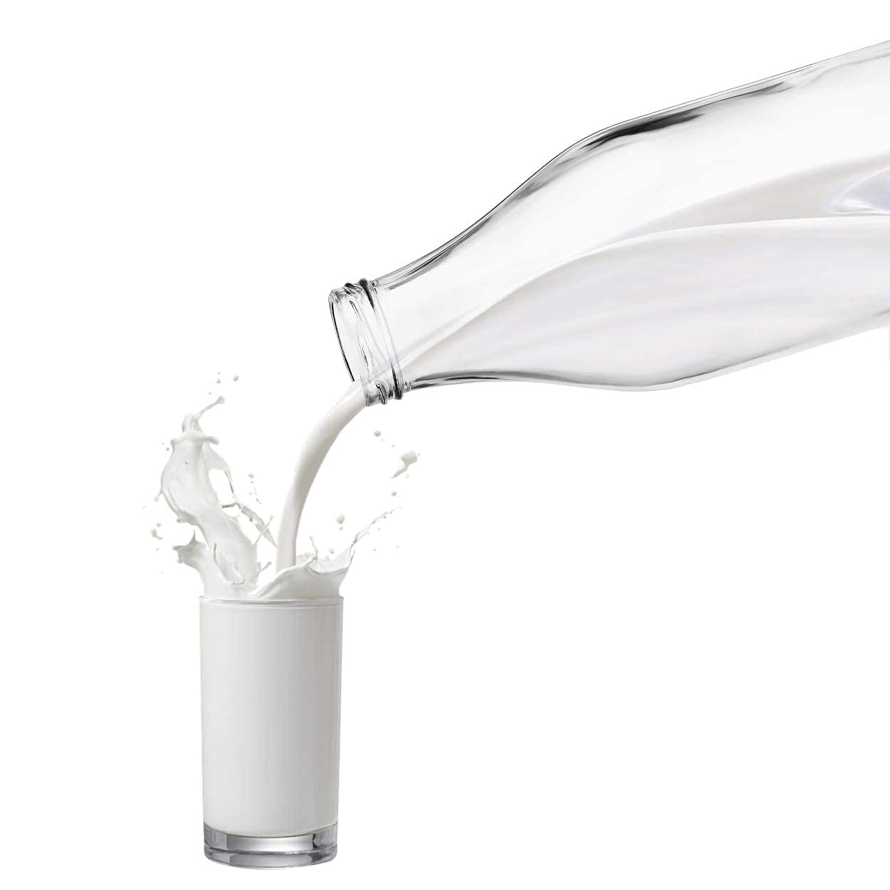 Craftfry Glass Airtight Lid Milk Bottles Transparent Bottle 300Ml (Pak Of 6), For Juice Shakes Cold Coffee