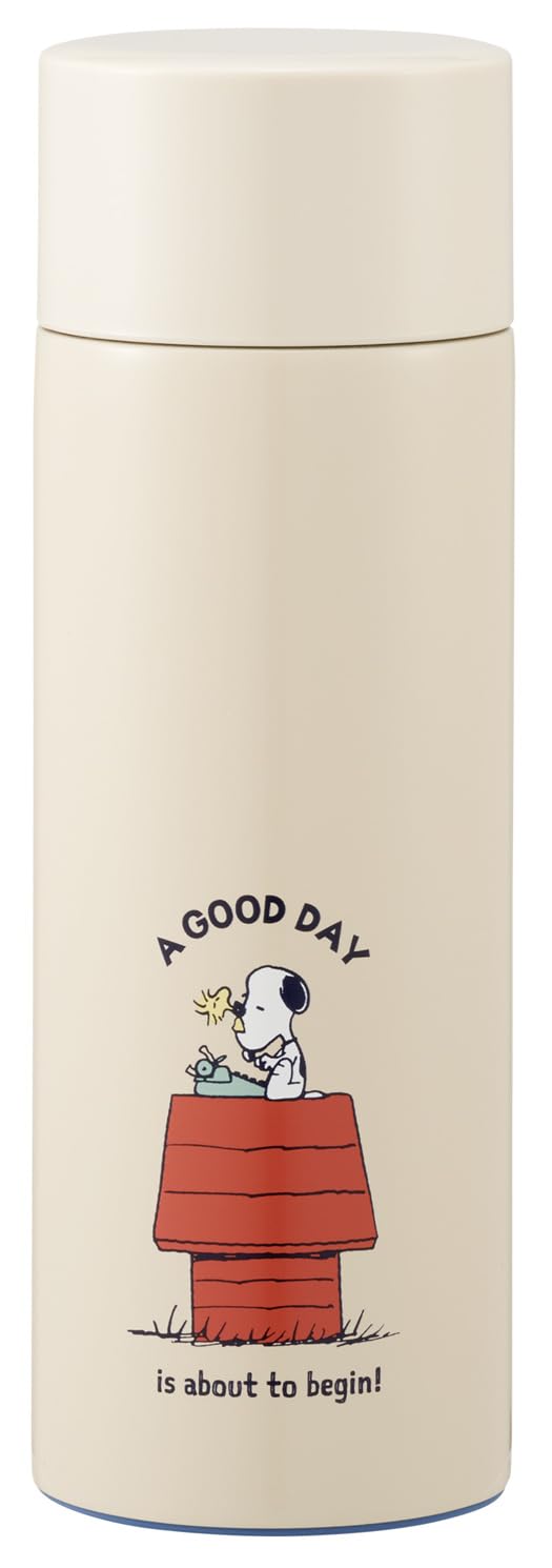 Skater Stainless Steel Mug Bottle, 11.8 fl oz (350 ml), Heat Retention, Cold Retention, Vacuum Insulated, Water Bottle, Snoopy G