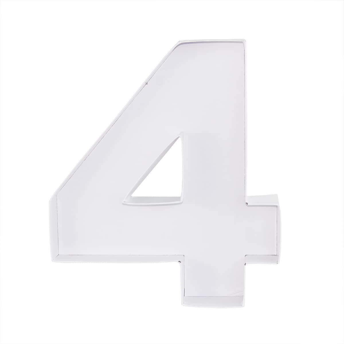 Wenpack 12'' Fillable Cardboard Number Shaped Gift Grazing Charcuterie Board Paper Container (4)