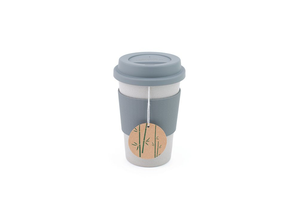 Peterson Housewares Bamboo Fiber Eco Cup 16 Oz Grey