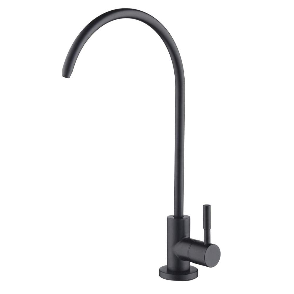 Hogardeco Drinking Water Faucet, Kitchen Beverage Faucet In 304 Stainless Steel, Non-Air-Gap Pure Water Filter Faucet For Sink,