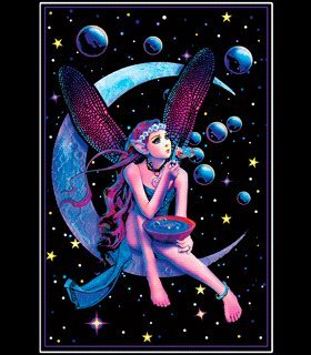 Opticz Fairy Dream Flocked Blacklight Poster 23 X 35In