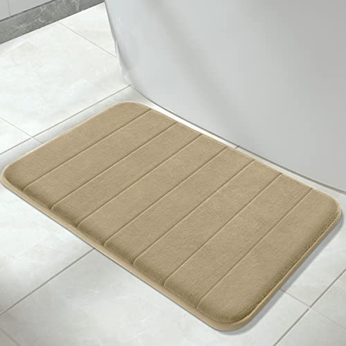 Yimobra Memory Foam Bath Mat Large Size, Soft And Comfortable, Super Water Absorbent, Non-Slip, Thick, Machine Washable (31.5 X