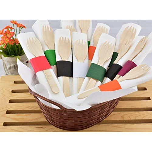 Gmark Paper Napkin Band Box of 500  Paper napkin rings self adhesive (Pink) GM1103A