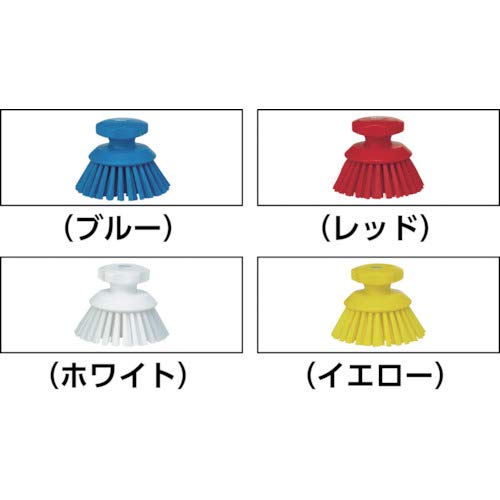 Vikan, White Brush,Scrub,Round,Stiff,5'',Pp/Pbt, 3885