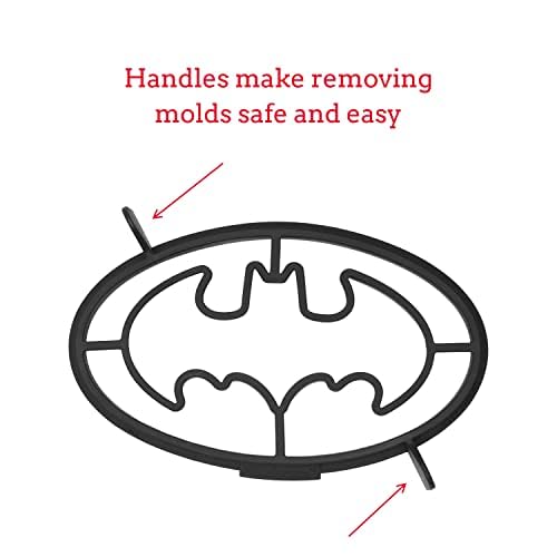 Whiskware Justice League Silicone Pancake Mold, Pancake Shaper, Dishwasher Safe, Bpa And Phthalate Free Plastic, Wonder Woman