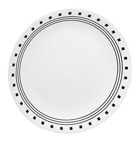 Plate Blk/Wht 8.5'' (Pack Of 1)