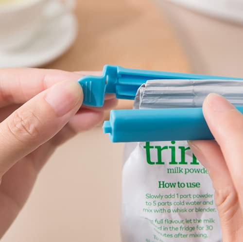 Hllmx 12 Pcs Plastic Sealing Clip, Fresh-Keeping Clip, Packing Bag Clip, Sealing Clip, Food Bag Clip, Storage Clip, Suitable For