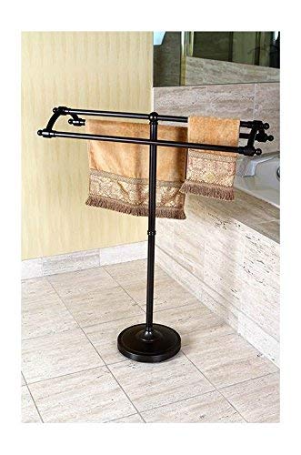 Kingston Brass SCC2275 Pedestal Round Plate Towel Rack  Oil Rubbed Bronze