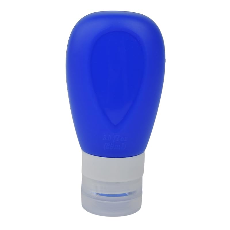 Tostyles 3 Oz Silicone Travel Bottles Waterdrop Style For Toiletries And Leak Proof Refillable Squeezable Containers Mini Small