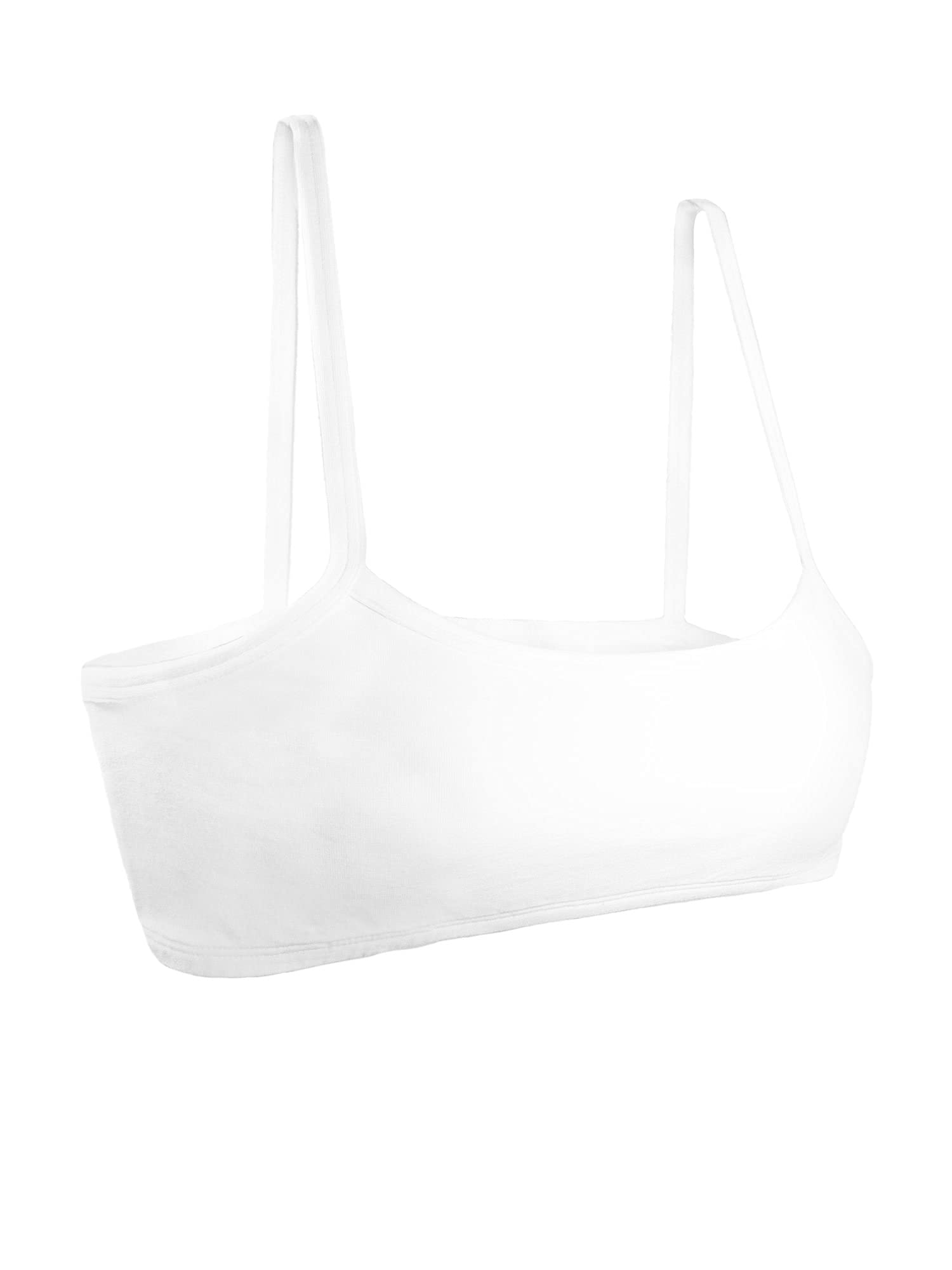 Fruit Of The Loom Girls Spaghetti Strap Sports Bra, Multi Leowhitegrey Heather, 32